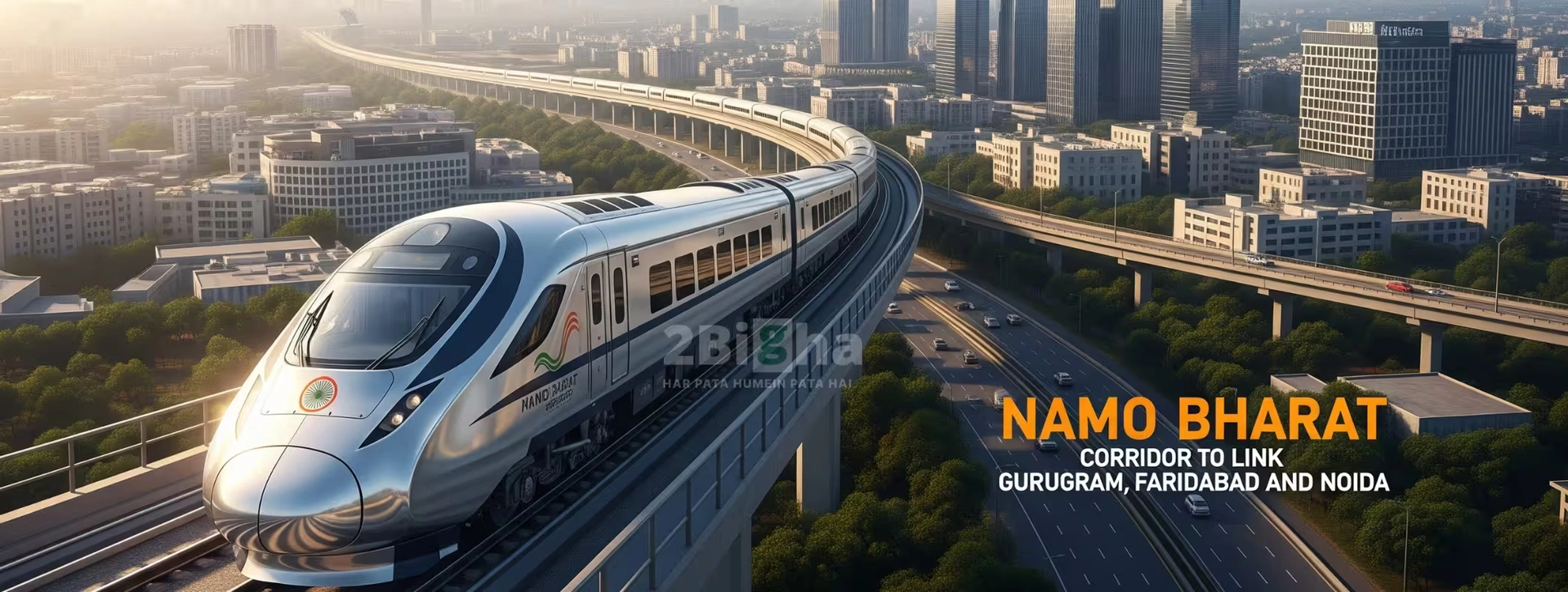 ₹15,000 Crore Namo Bharat Corridor to Link Gurugram, Faridabad and Noida: A Big Boost for Land Investment