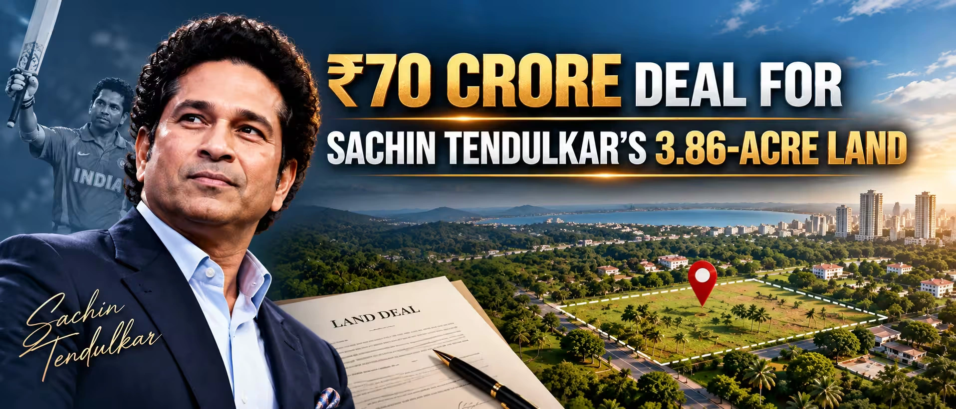The ₹70 crore deal for Sachin Tendulkar’s 3.86-acre Lonavala property