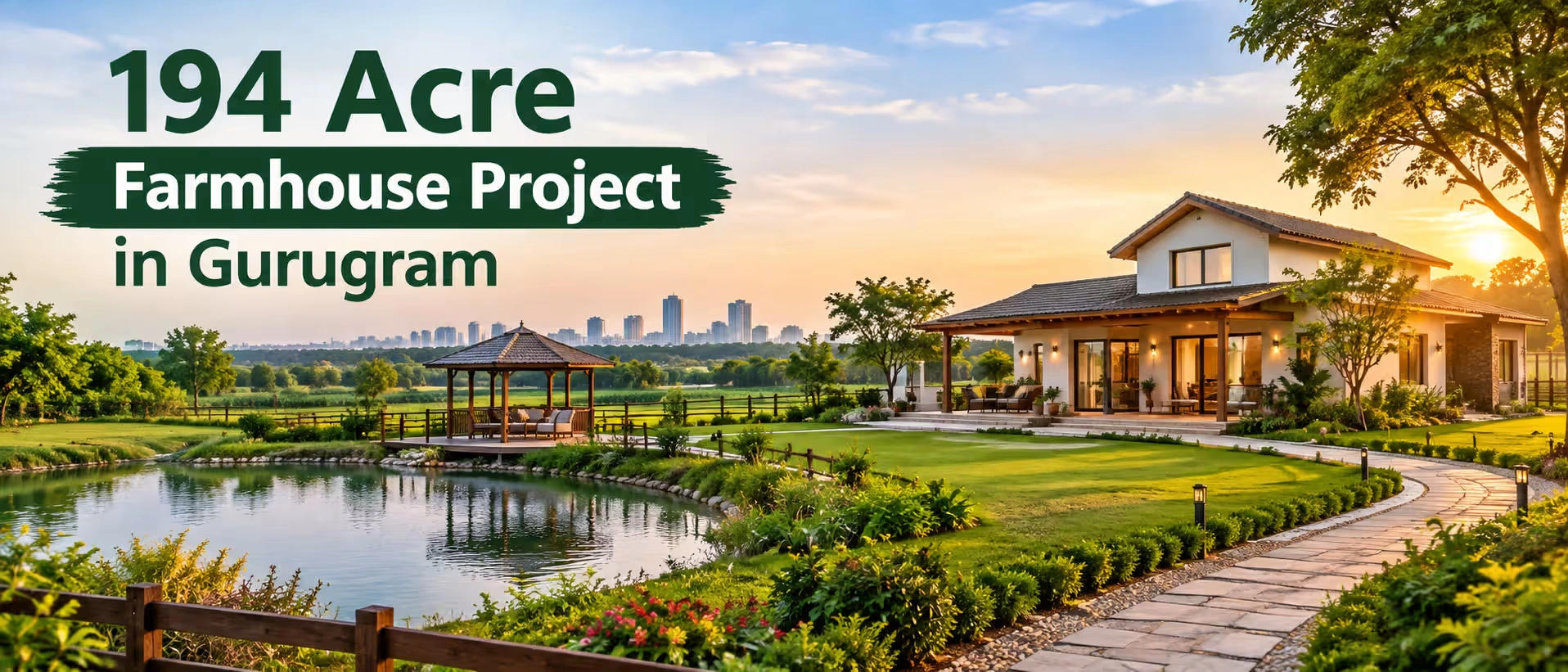 194 acre farmhouse project