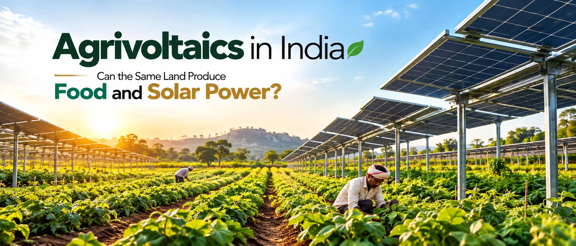 Agrivoltaics in India: Can the Same Land Produce Food and Solar Power?