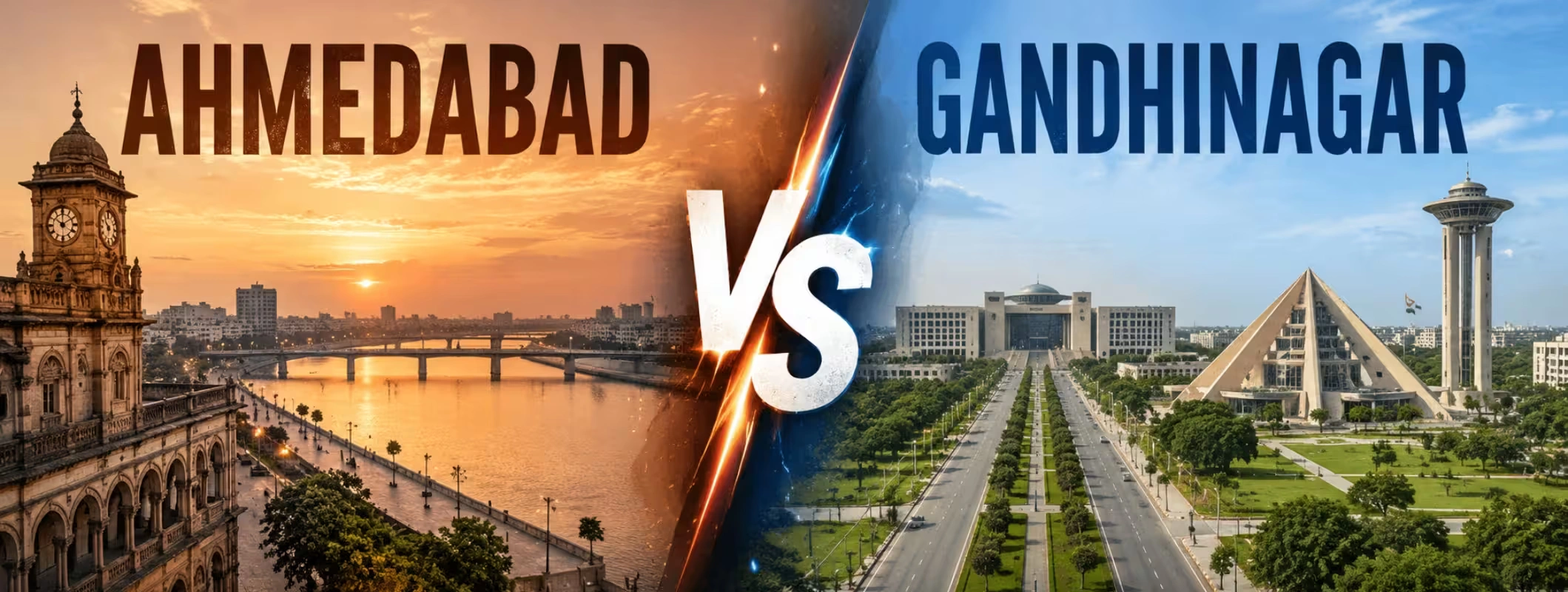 Ahmedabad vs Gandhinagar Land Investment