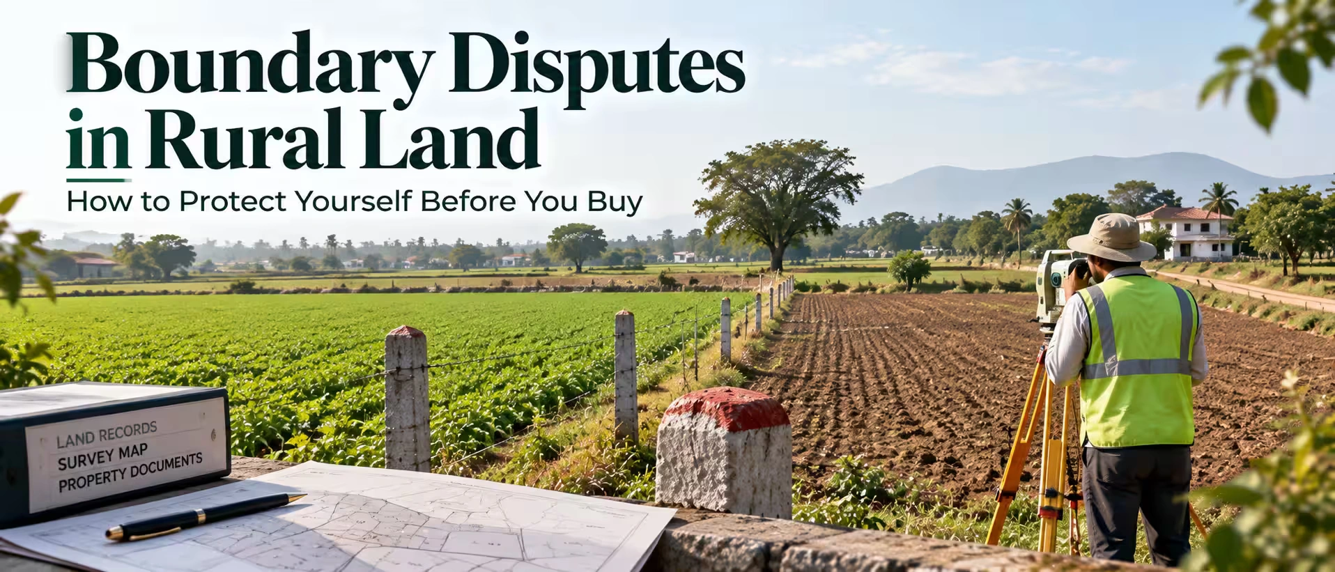 Boundary Disputes in Rural Land: How to Protect Yourself Before You Buy