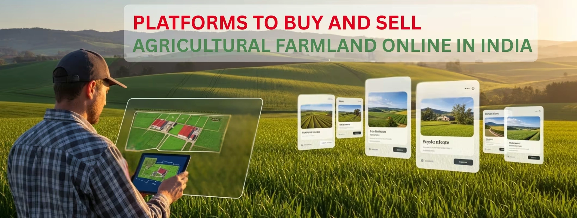 Top Platforms to Buy and Sell Agricultural Farmland Online in India
