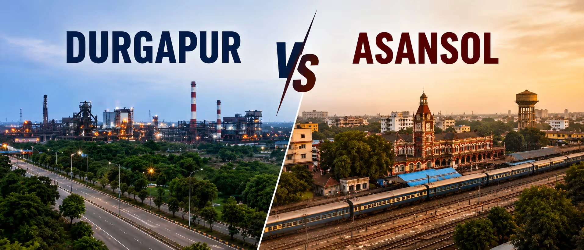 Durgapur vs Asansol