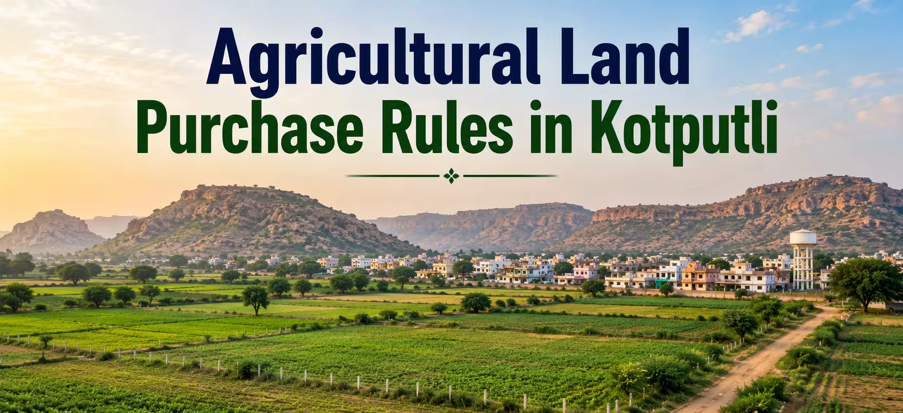 Agricultural Land Purchase Rules in Kotputli
