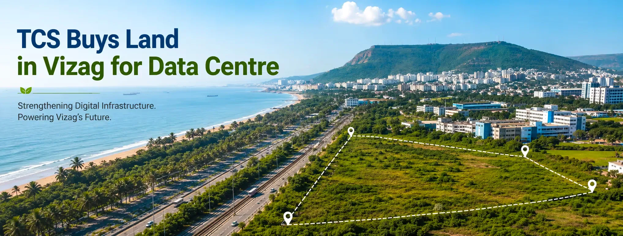 TCS Buys Land in Vizag, Pune