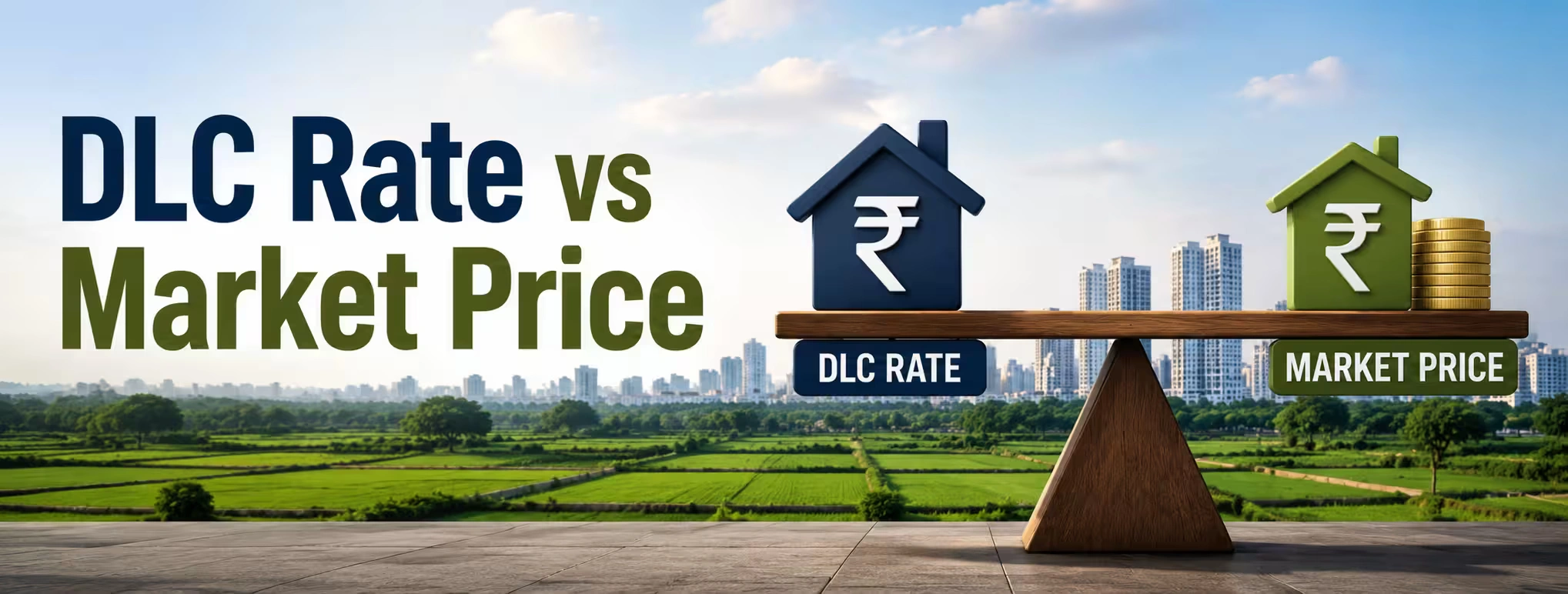 DLC Rate vs Market Price in Rajasthan