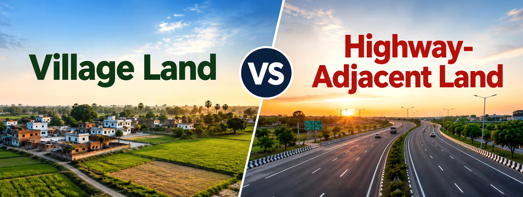Village Land vs Highway-Adjacent Land