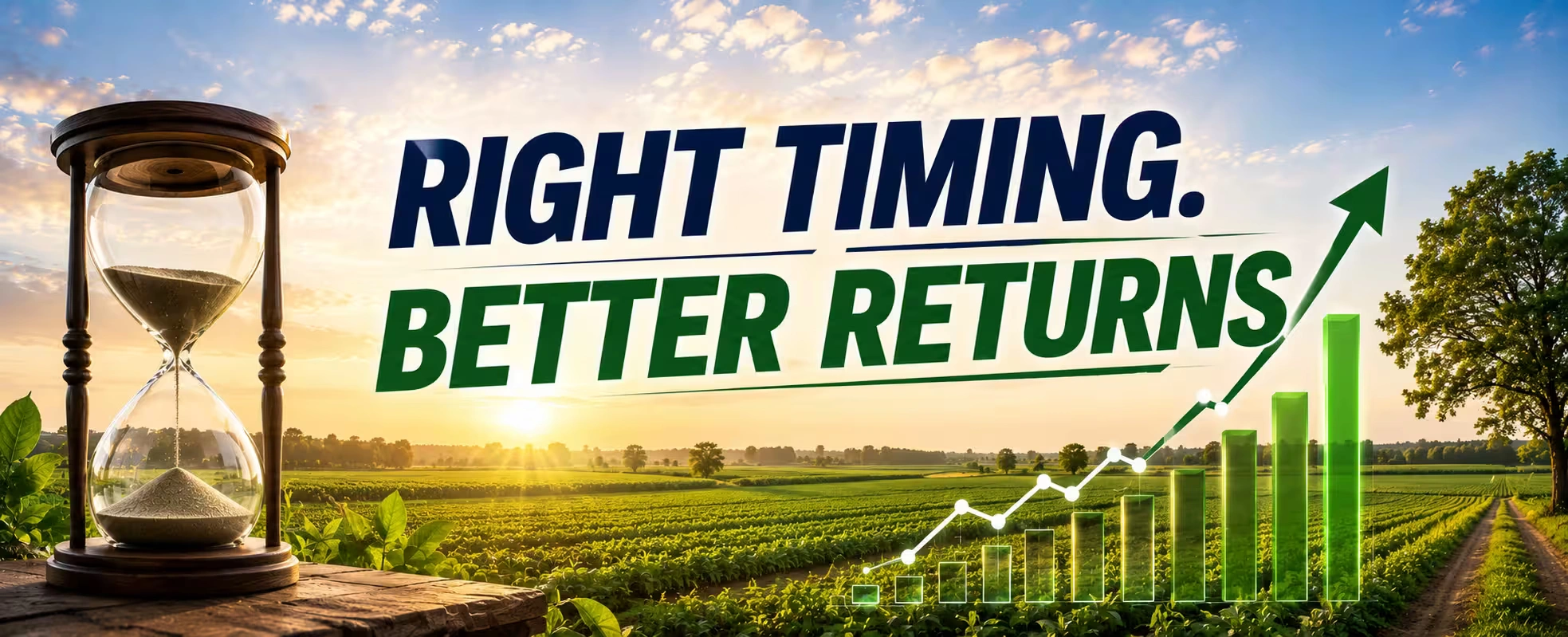 Buying Land at the Right Time