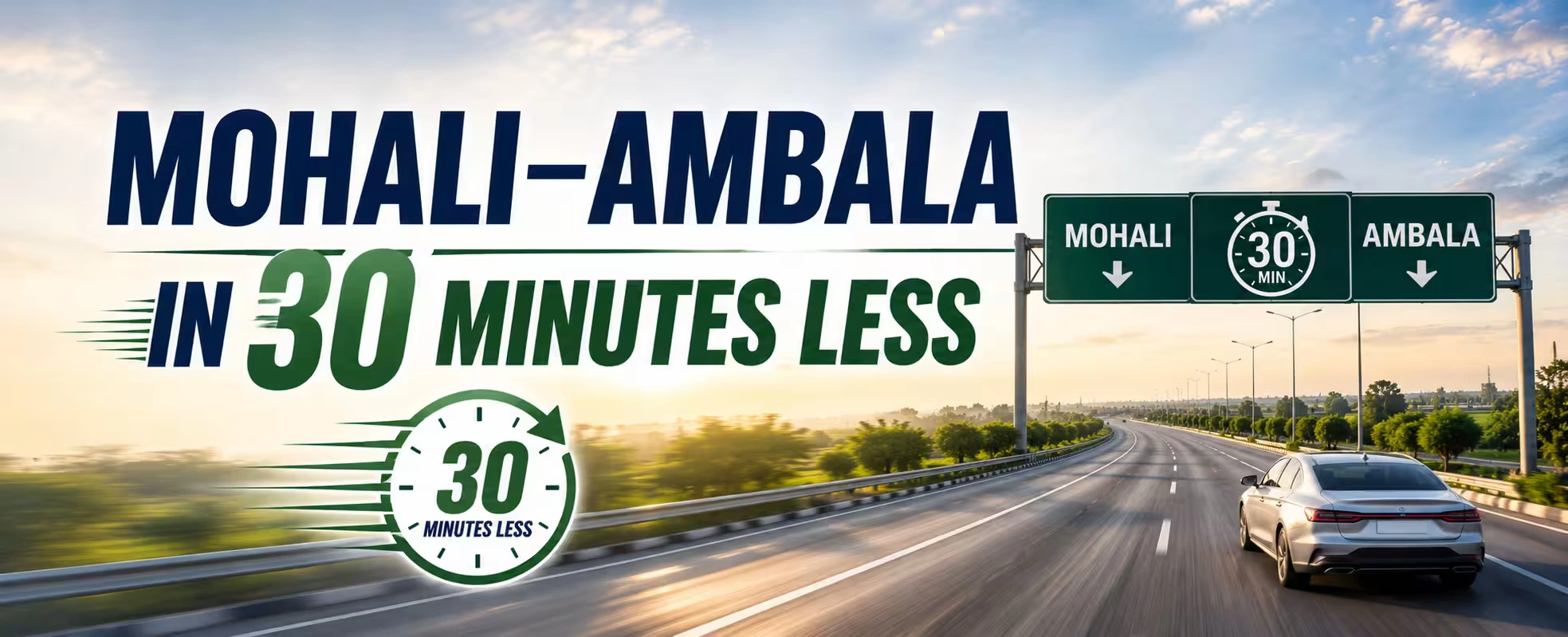 Mohali to Ambala