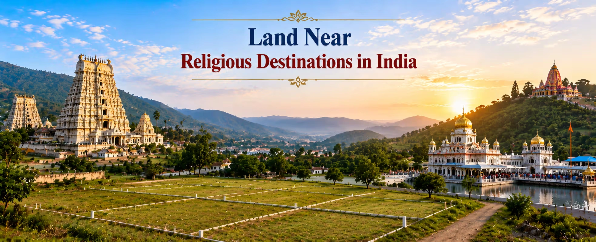 Land Near Religious Destinations in India 