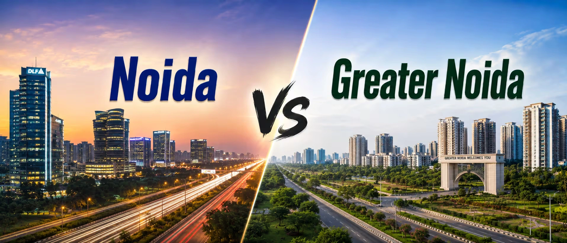 Noida vs Greater Noida