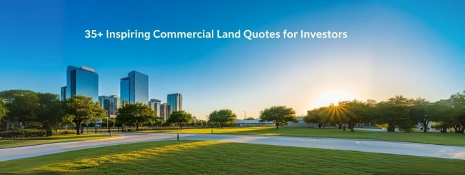 35+ Inspiring Commercial Land Quotes for Investors