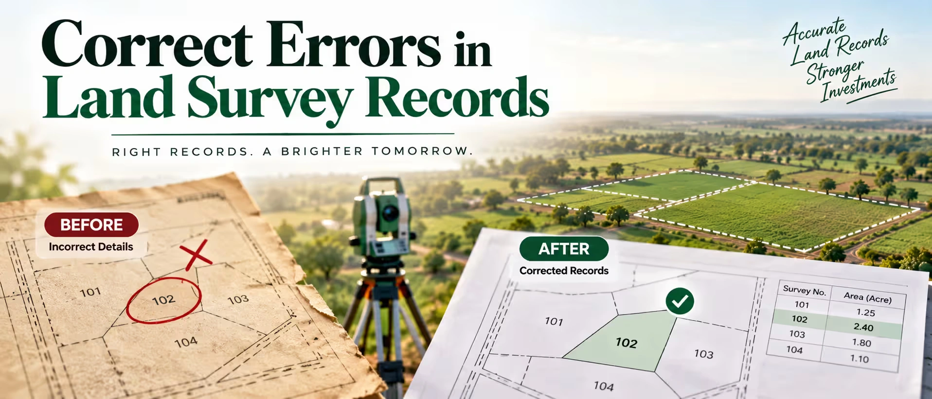 How to Correct Errors in Land Survey Records (Before They Cost You a Sale)