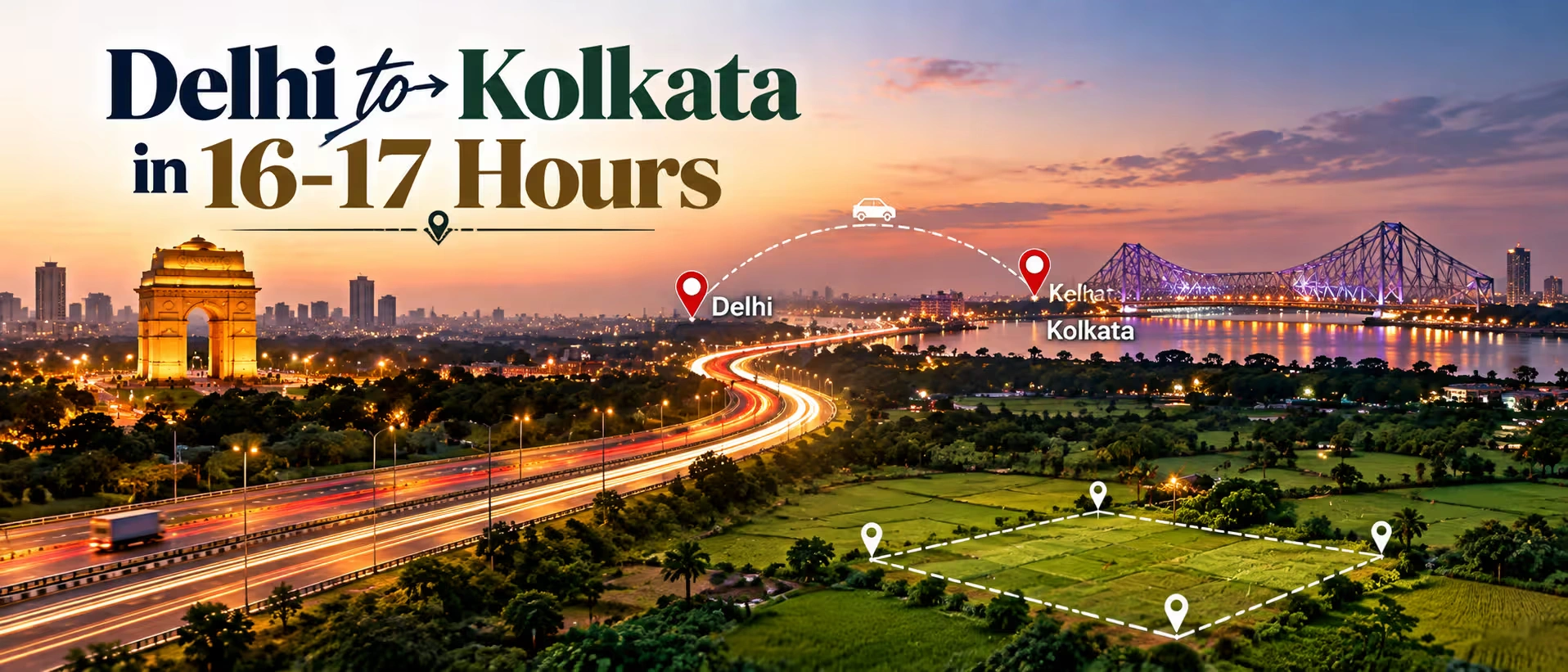 Delhi to Kolkata expressway