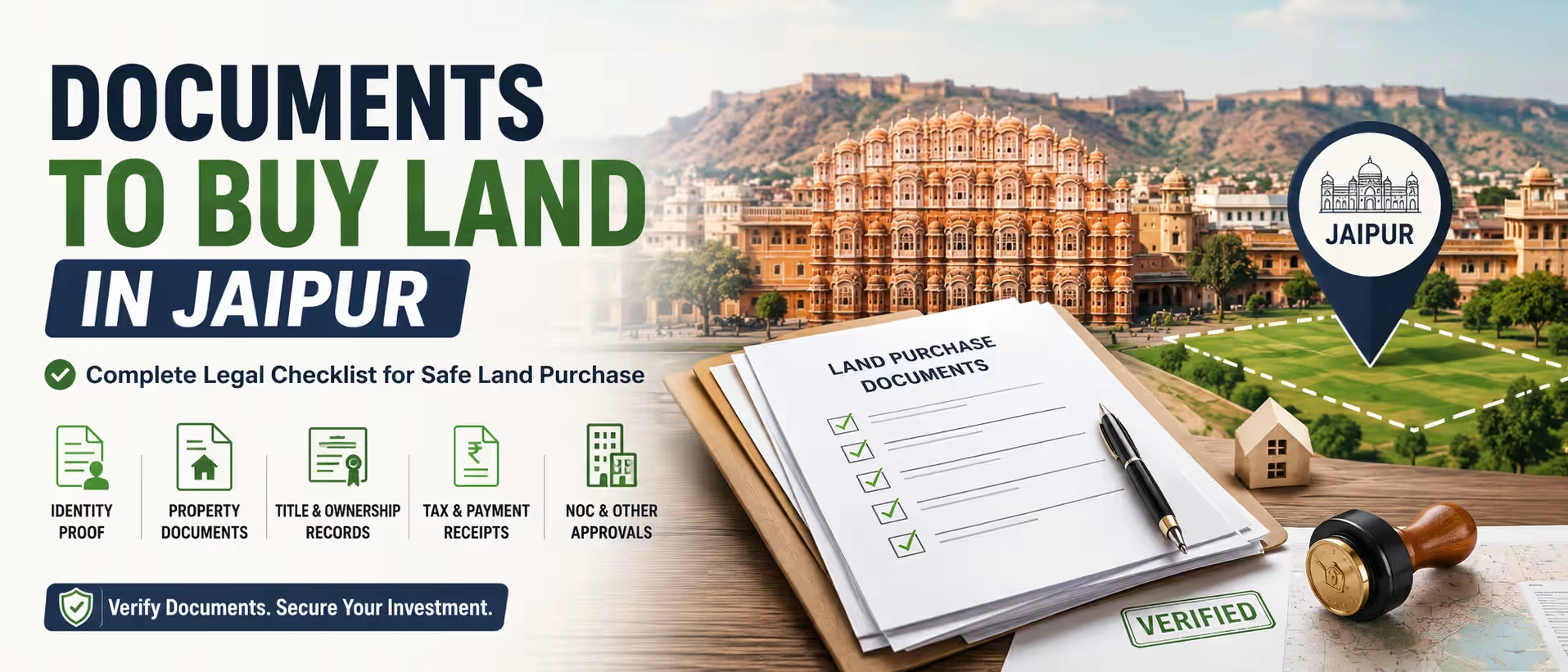 Documents Required to Buy Land in Jaipur