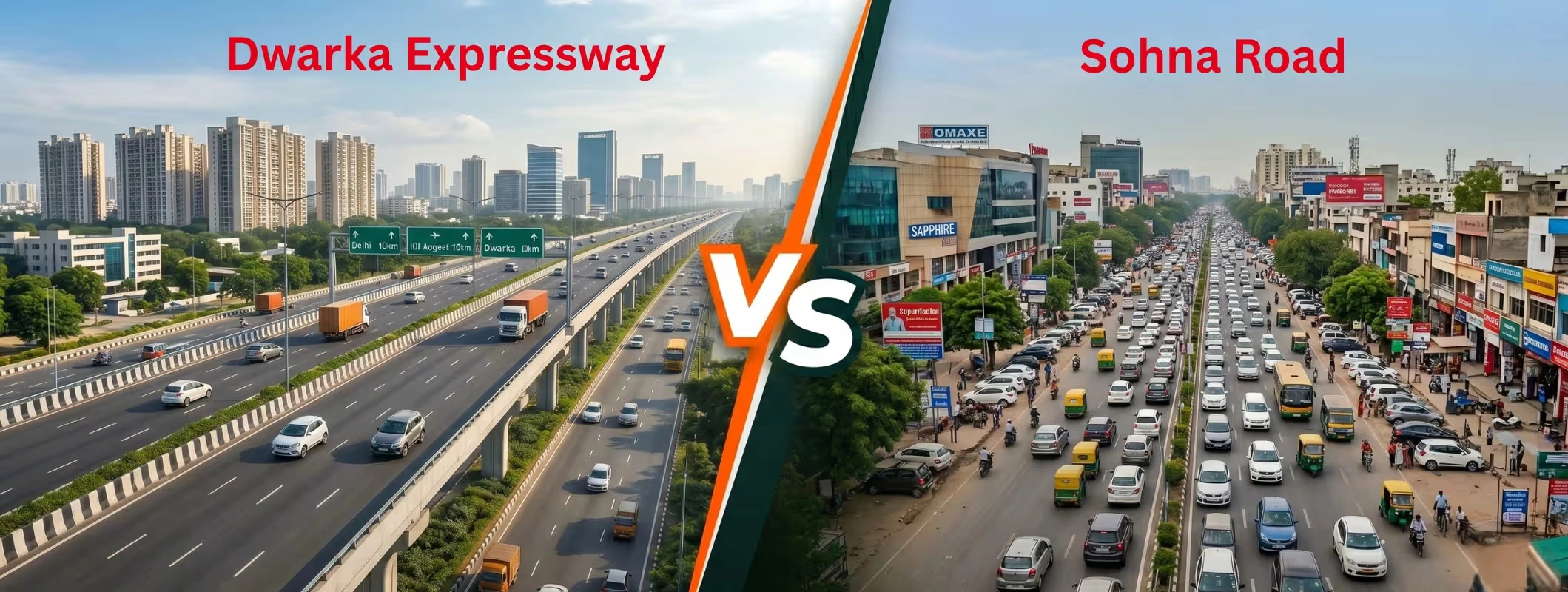 Dwarka Expressway vs Sohna Road Gurugram