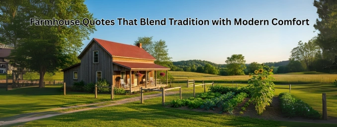 35+ Farmhouse Quotes That Blend Tradition with Modern Comfort