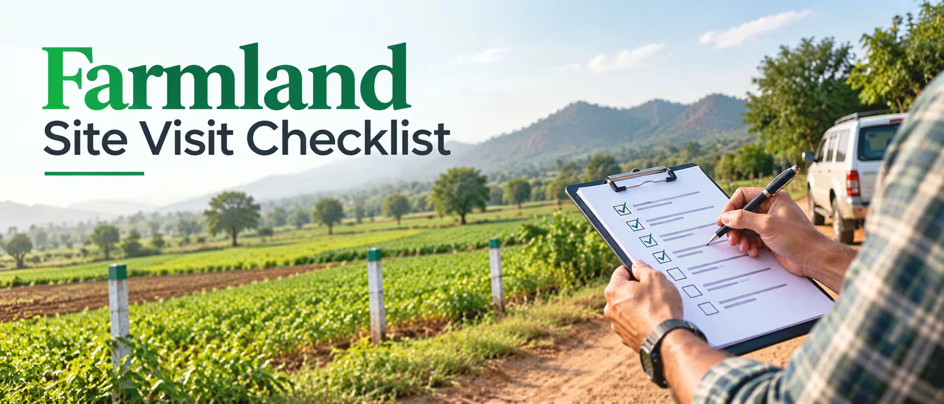 farmland site visit checklist