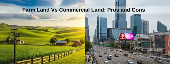 Farm Land vs Commercial Land