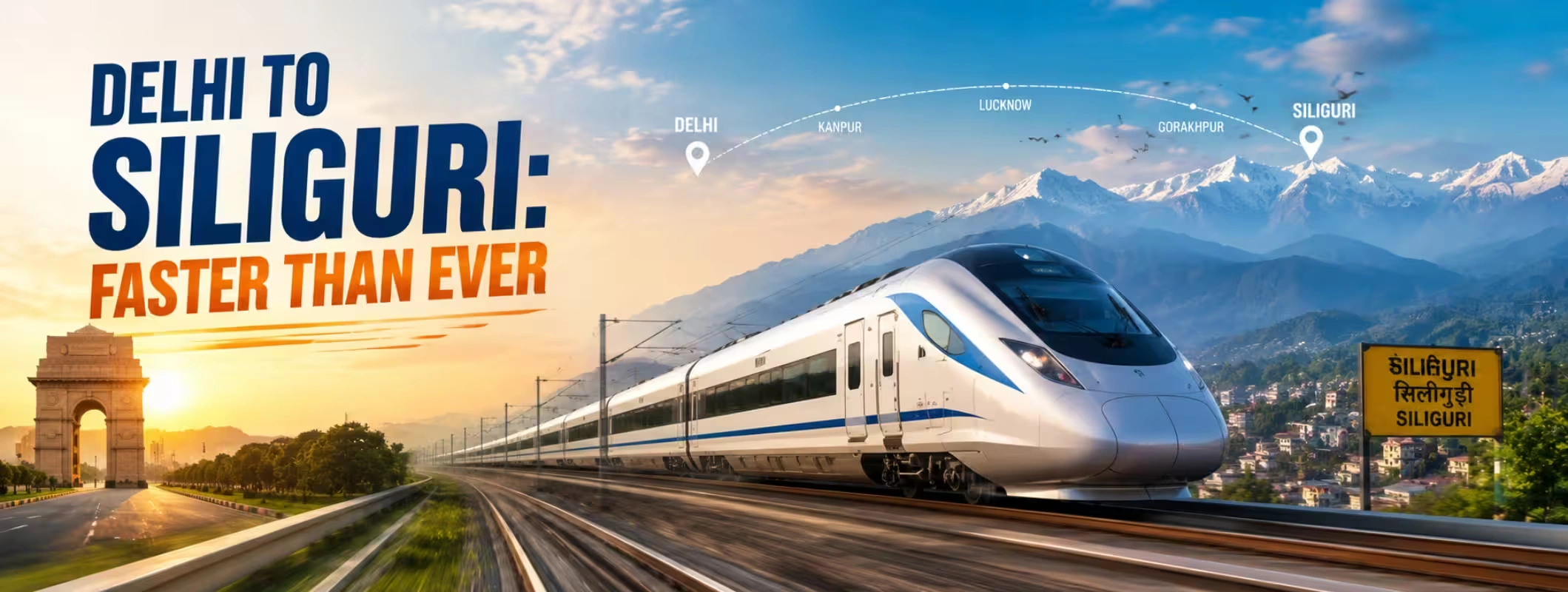 Delhi Siliguri Bullet Train