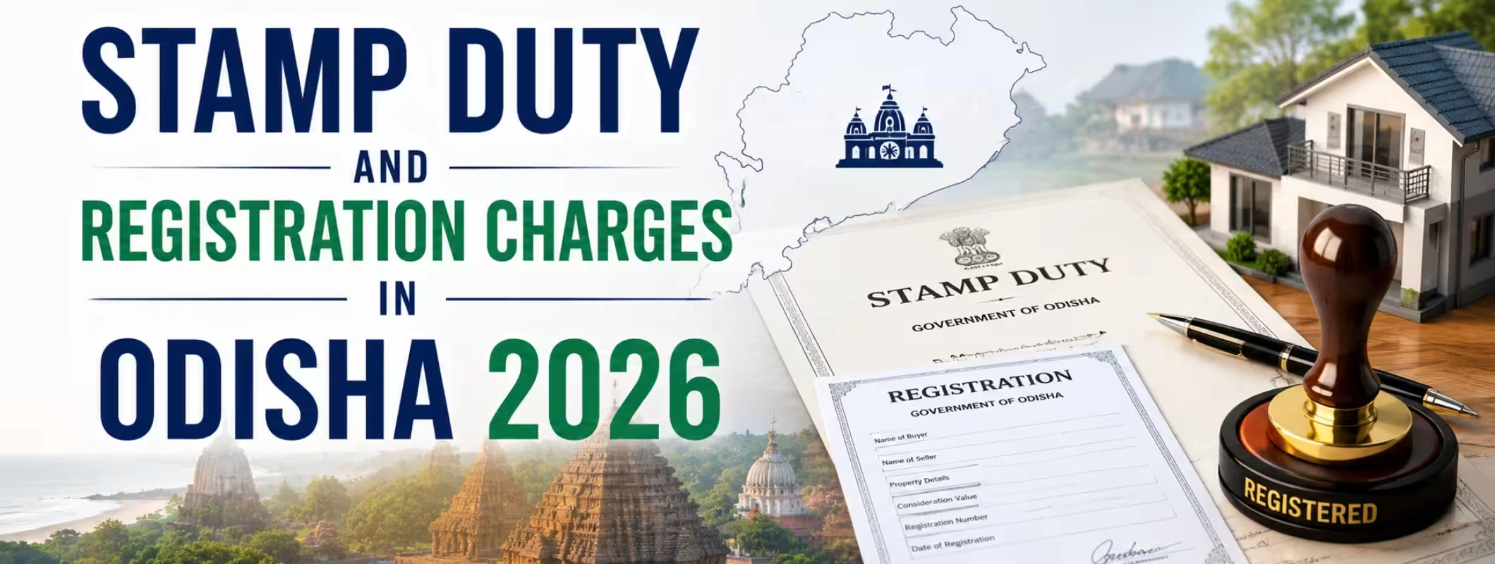 Stamp Duty & Registration Charges in Odisha