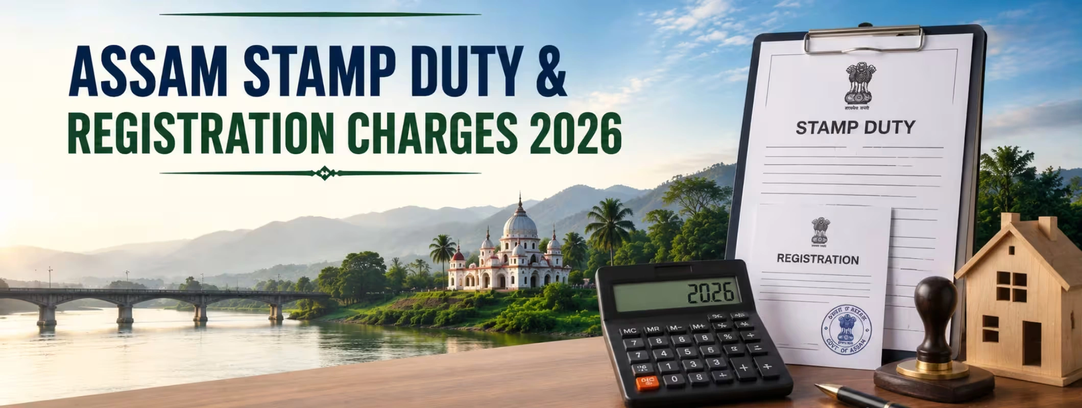 Assam Stamp Duty & Registration Charges 2026