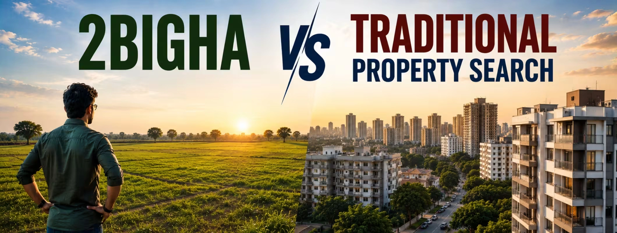 2Bigha vs Traditional Property Search