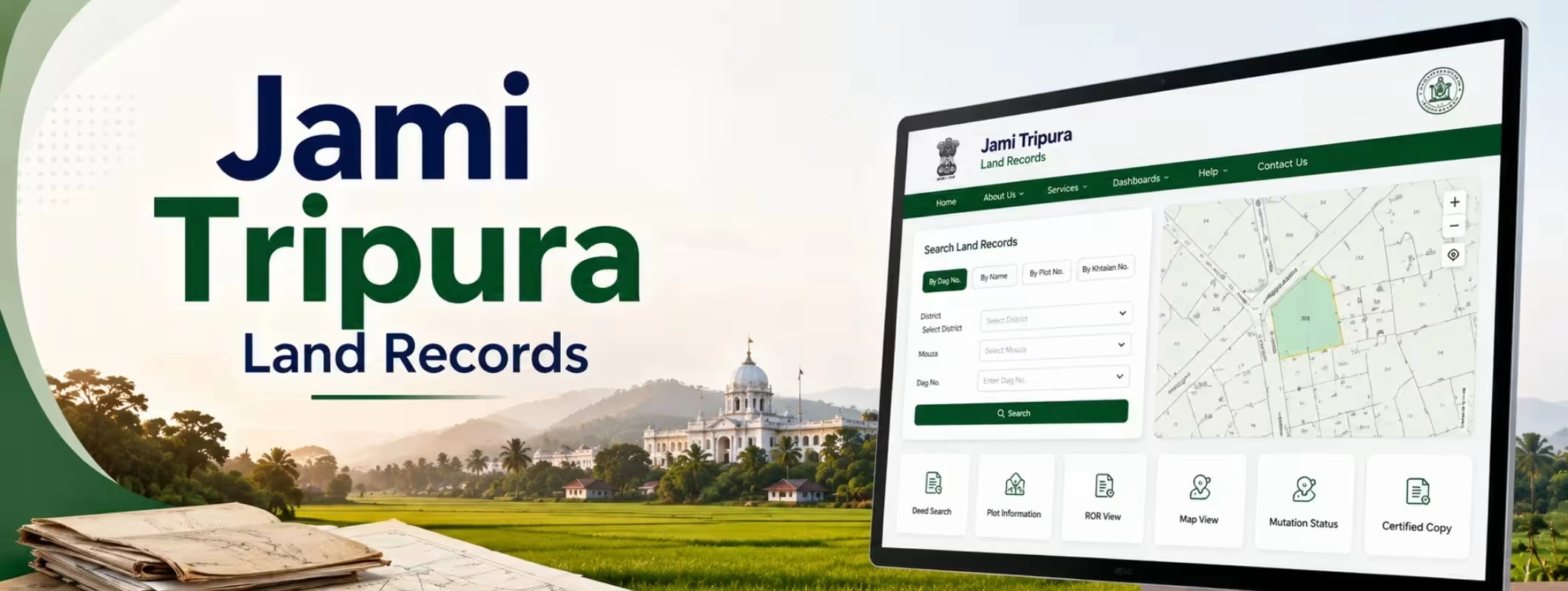 Jami Tripura Land Records