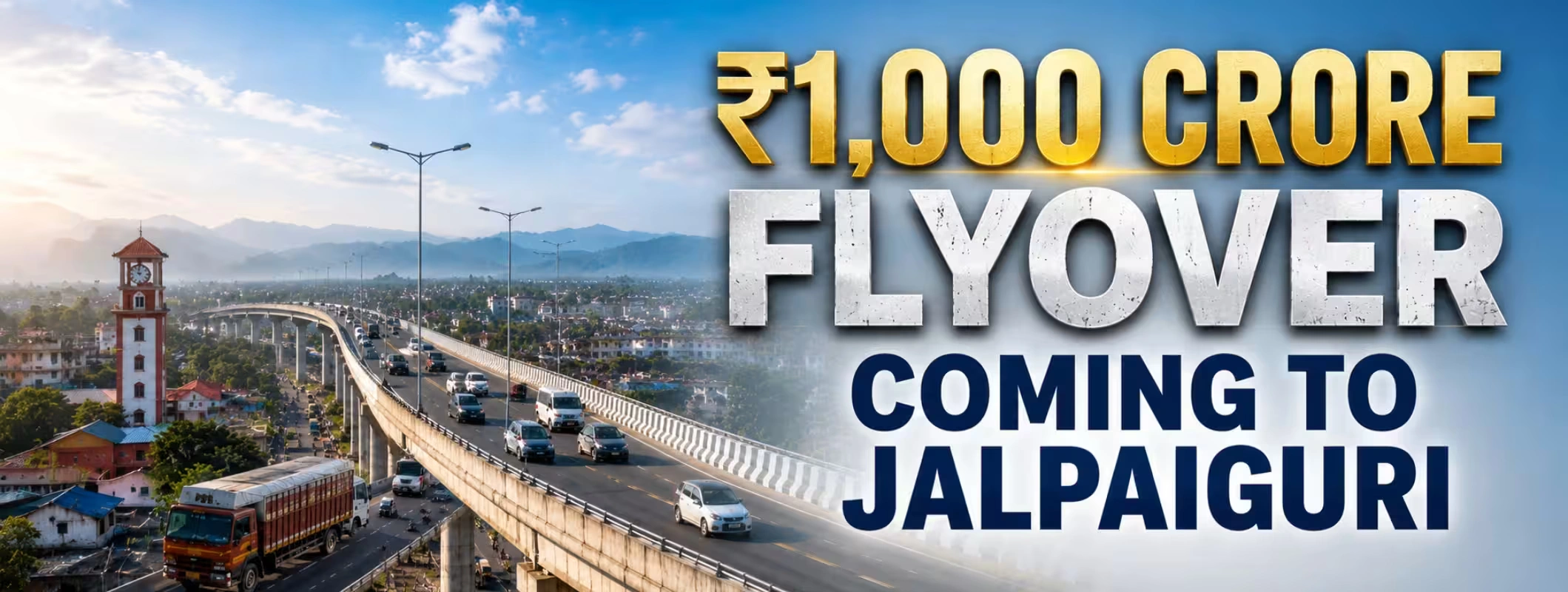 Jalpaiguri to Get ₹1,000 Crore Flyover Near Medical College