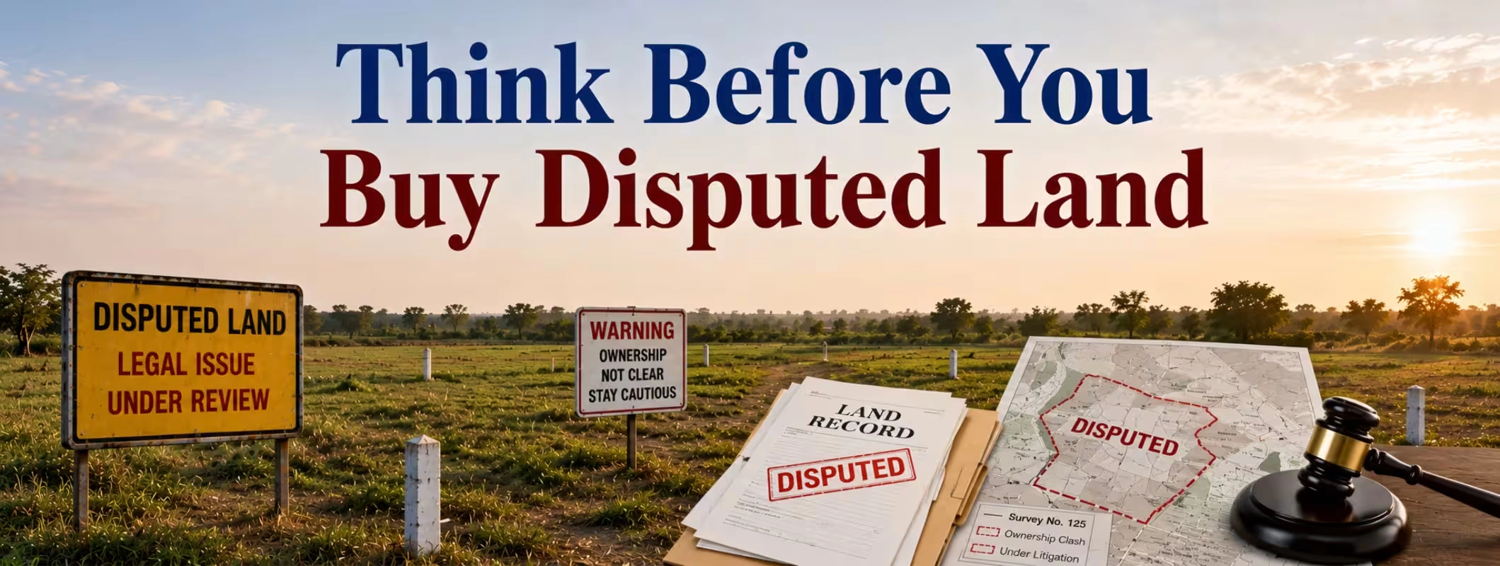 Think Before You Buy Disputed Land
