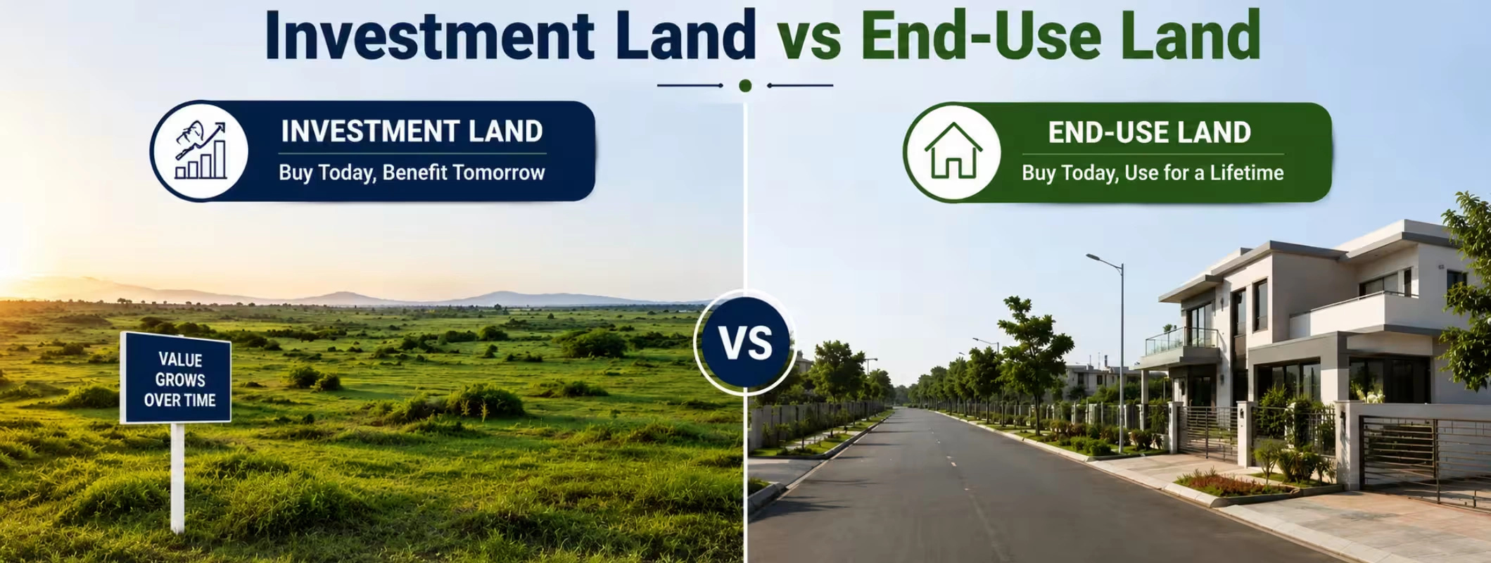 Investment Land and End-Use Land