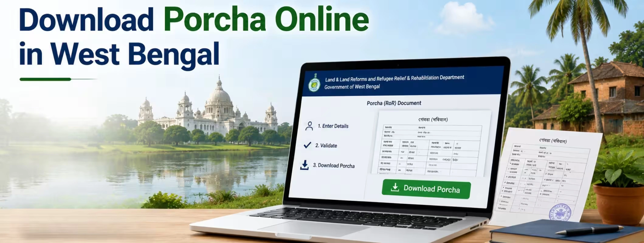 Download Porcha Online in West Bengal