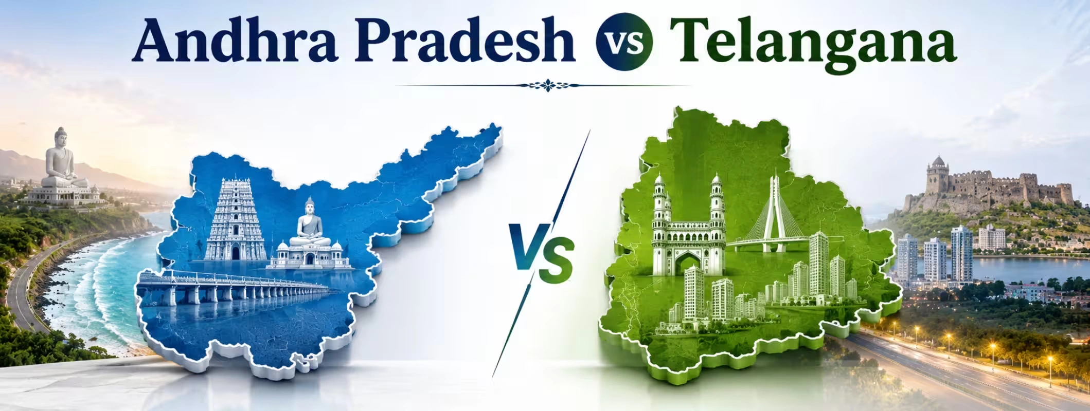 Andhra Pradesh vs Telangana