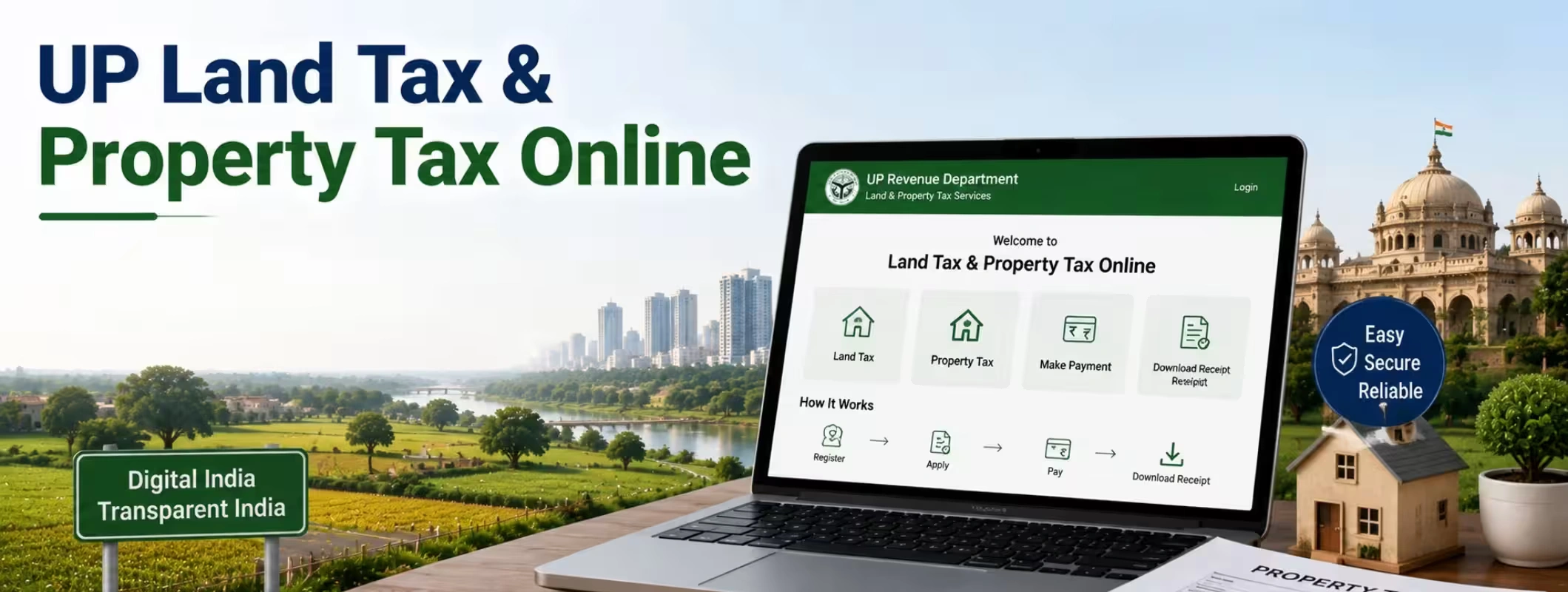 UP Land Tax & Property Tax Online