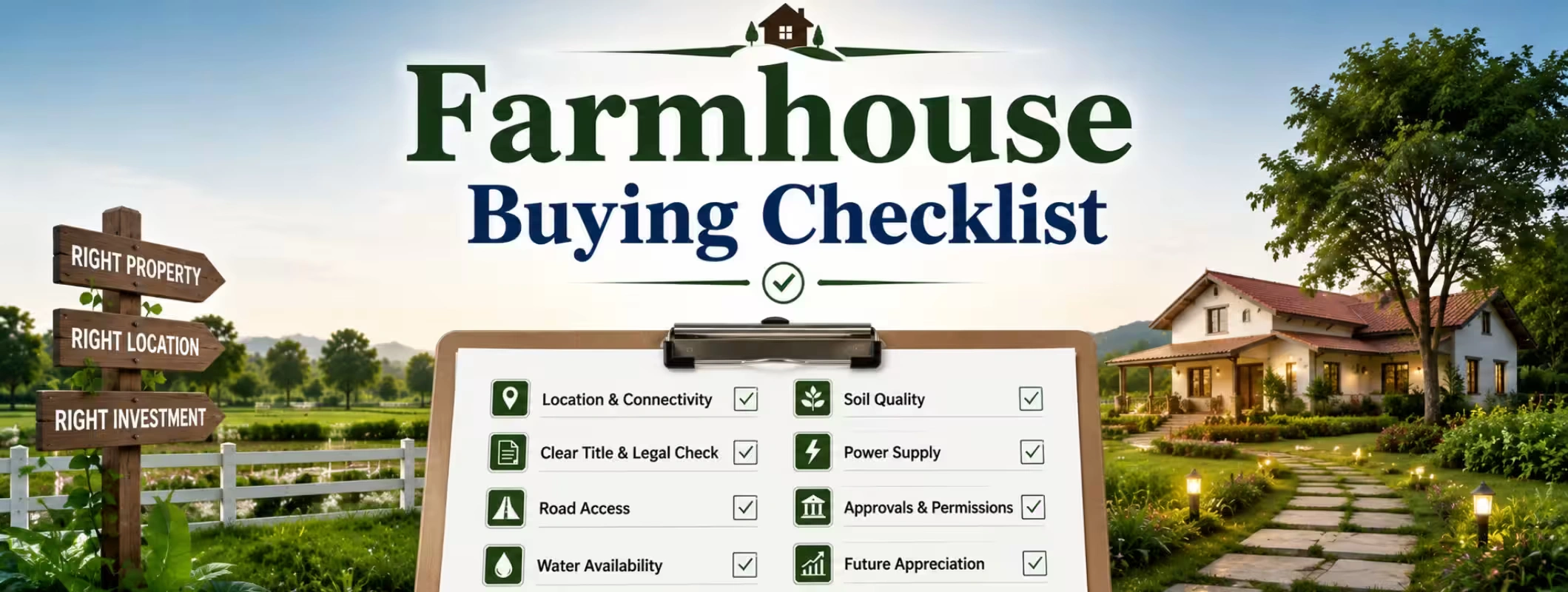 Check Before Buying a Farmhouse