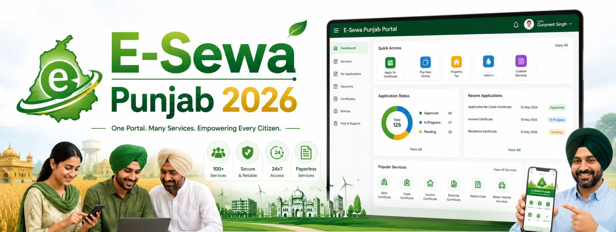 E-Sewa Punjab 2026