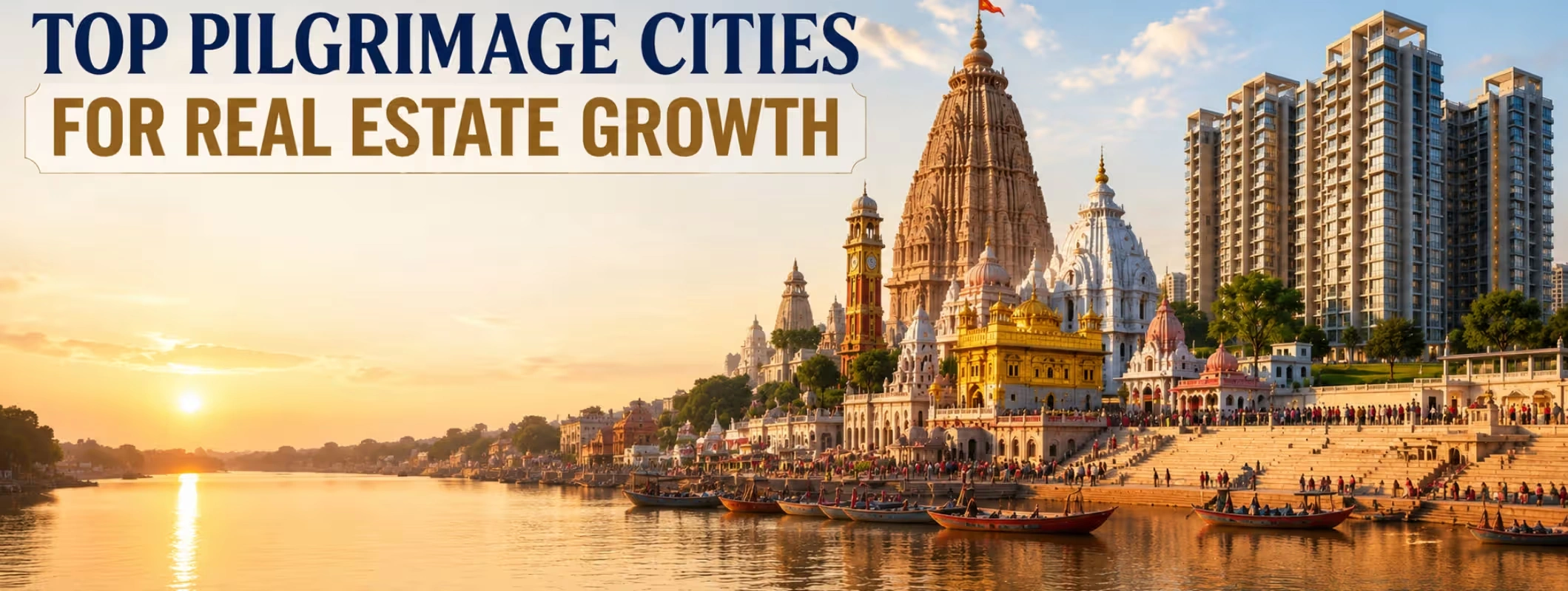 Top Pilgrimage Cities in India with High Real Estate
