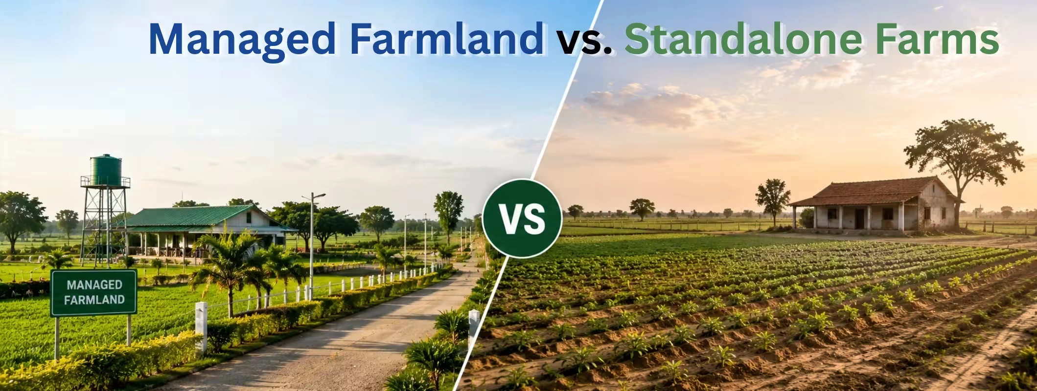 Managed Farmland vs. Standalone Farms