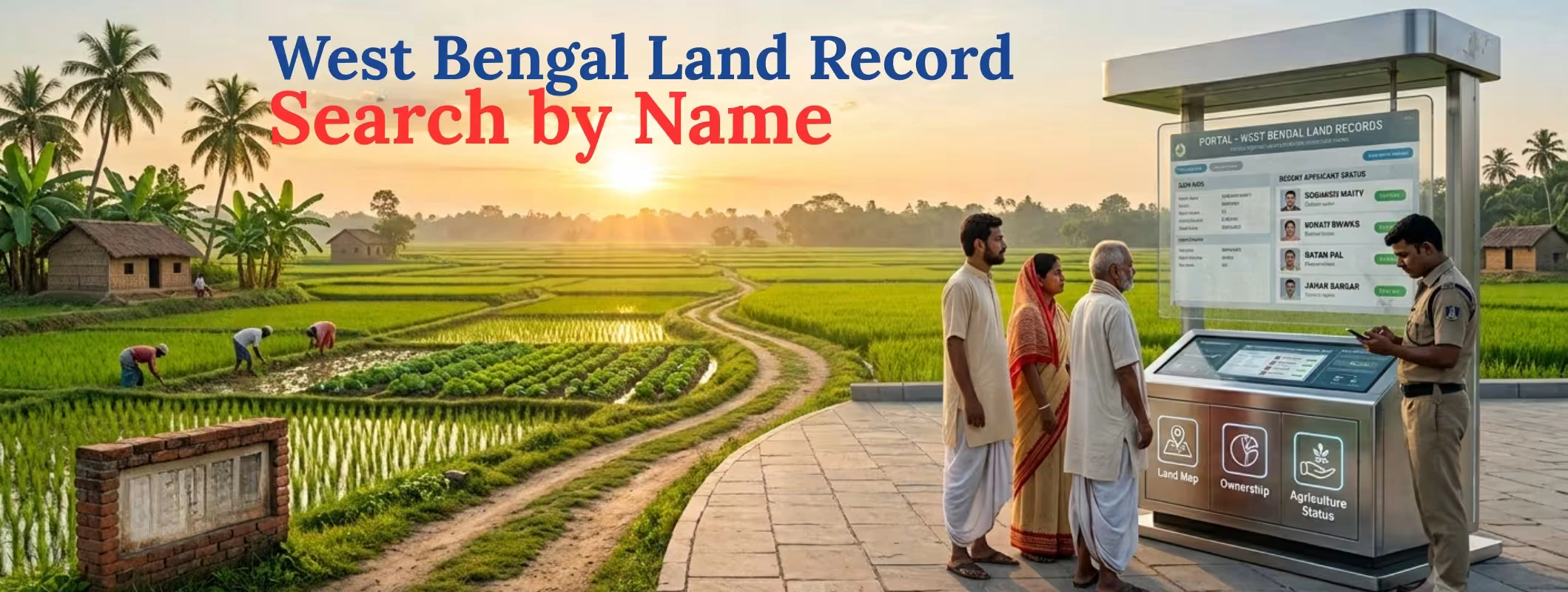 West Bengal Land Record Search by Name