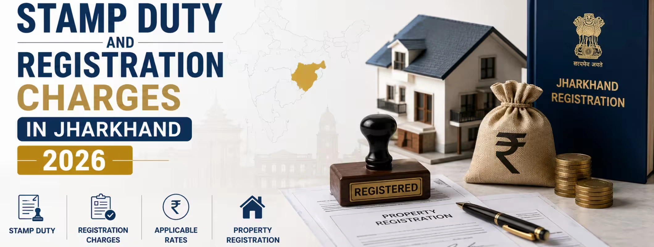 Stamp Duty and Registration Charges in Jharkhand