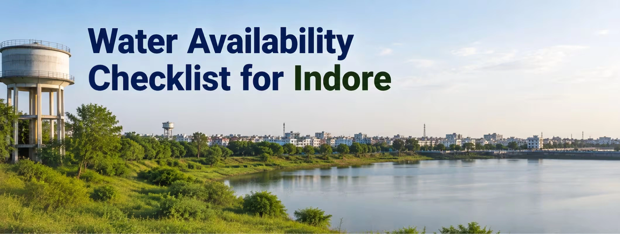 Water Availability Checklist for Indore
