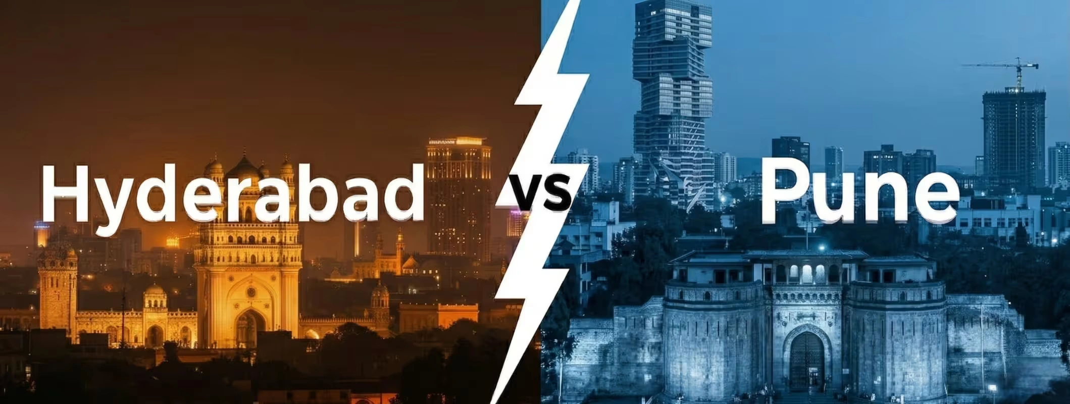 Hyderabad vs Pune comparison