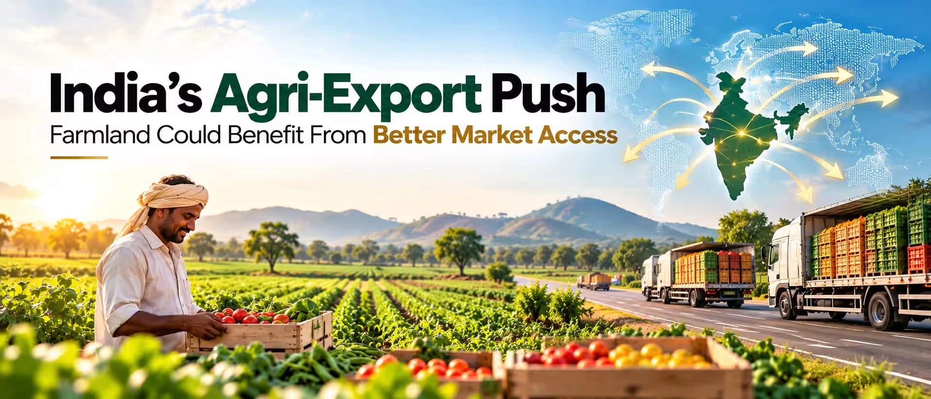 India's Agri-Export Push: Which Kind of Farmland Could Benefit From Better Market Access?