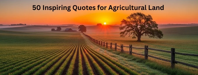 50 Inspiring Quotes for Agricultural Land