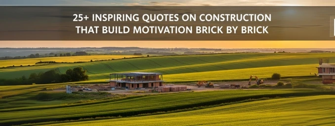 25+ Inspiring Quotes on Construction That Build Motivation Brick by Brick