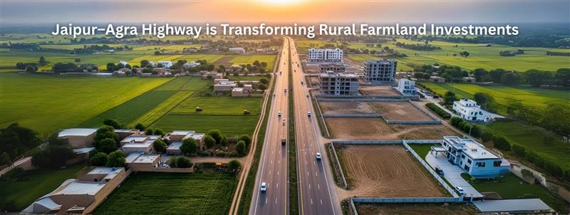 How Jaipur–Agra Highway is Transforming Rural Farmland Investments?