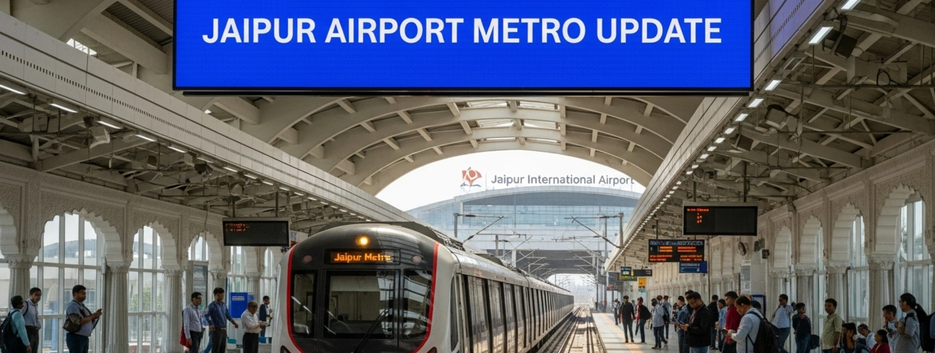 Jaipur Airport Metro Update: Underground Tunnels to T1, T2 & T3 