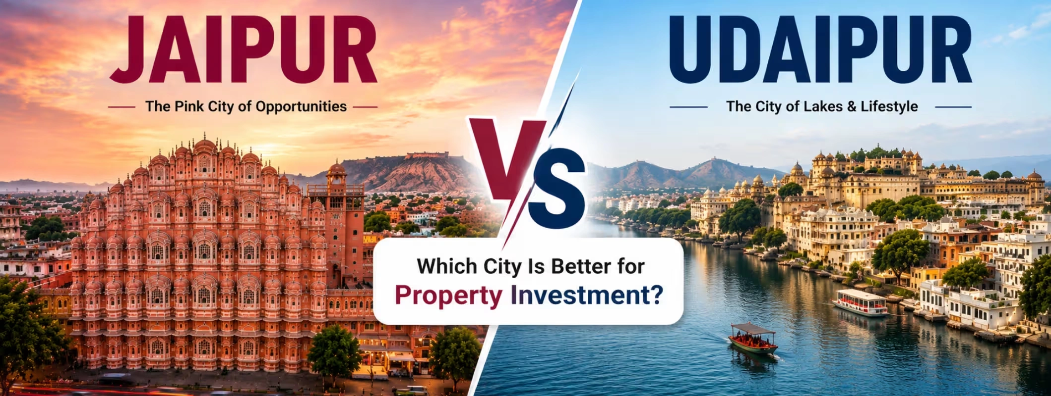 Jaipur vs Udaipur Property Investment