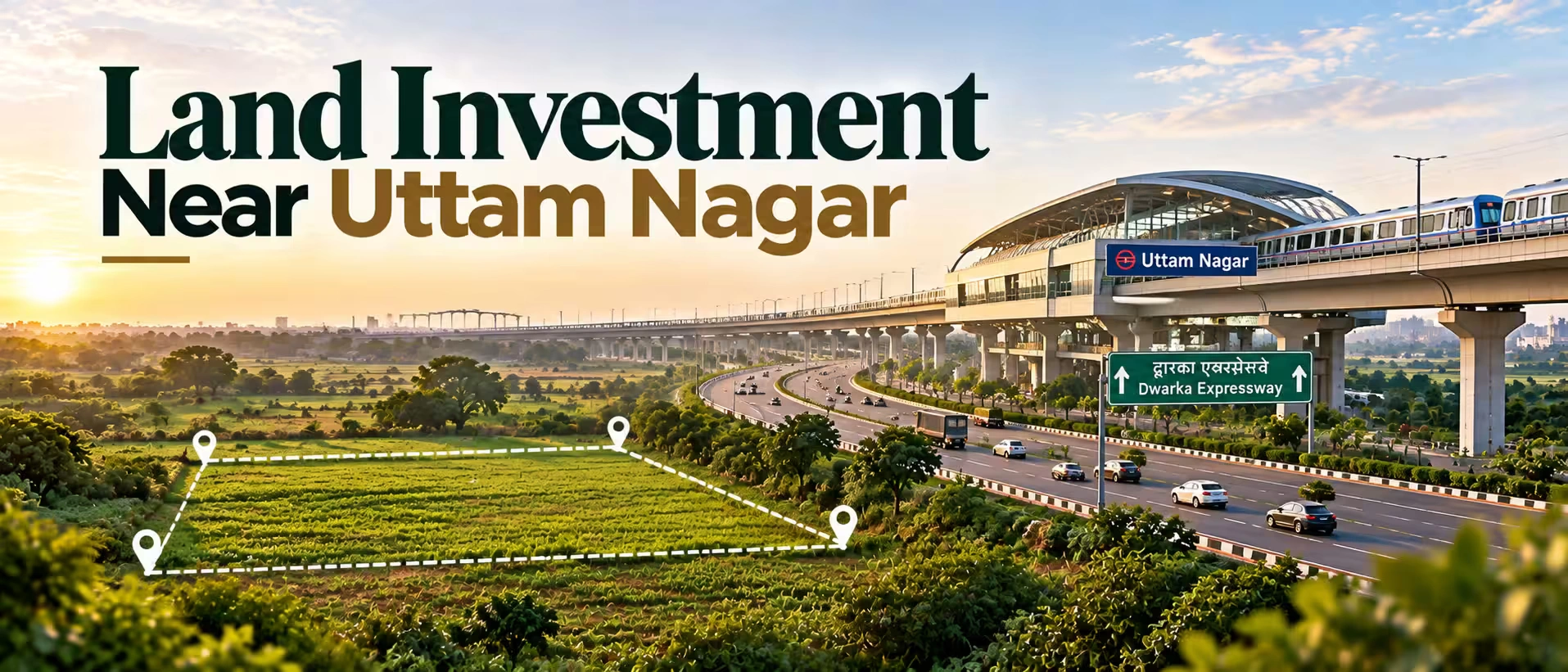 Land Investment Near Uttam Nagar: Best Areas to Watch in 2026